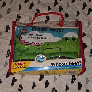 Whose Feet? Cloth Book - Green